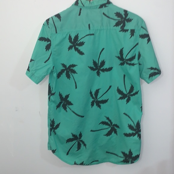 Modern Amusement Palm Tree Button Down Shirt - Picture 3 of 3
